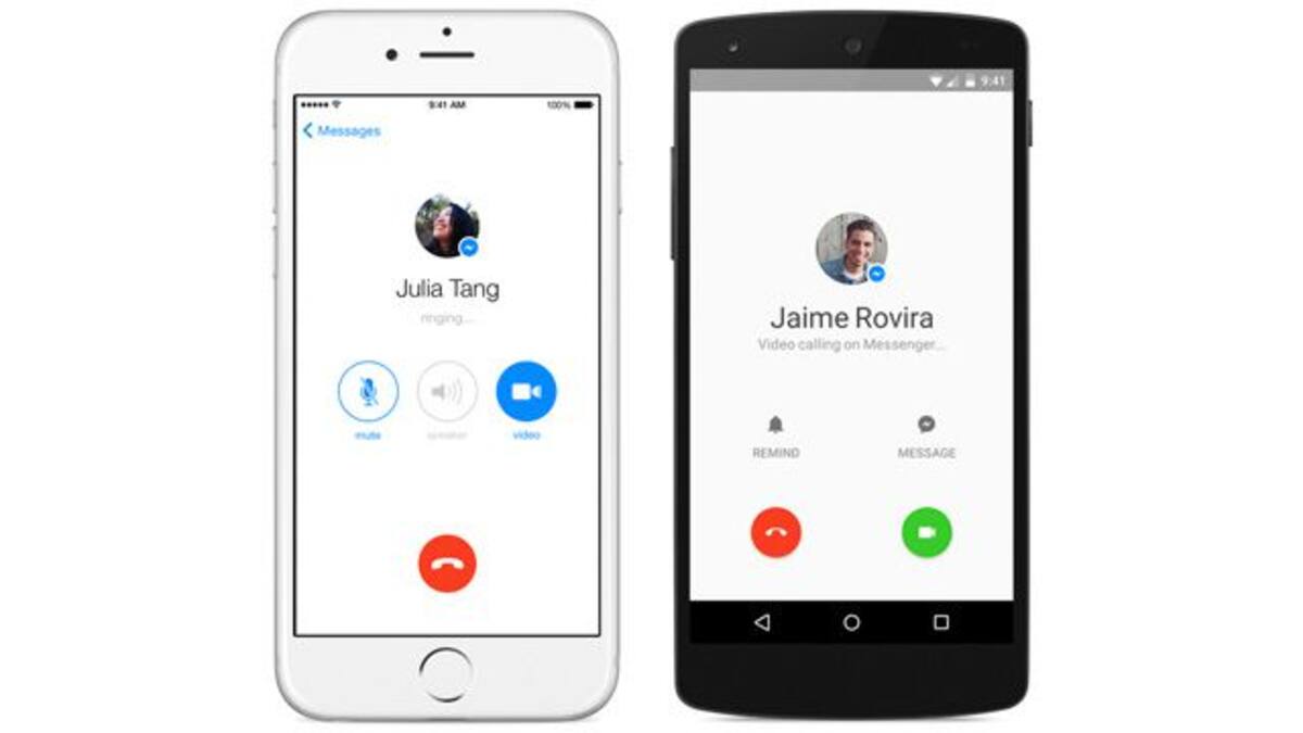 Facebook Messenger ya tiene videollamadas