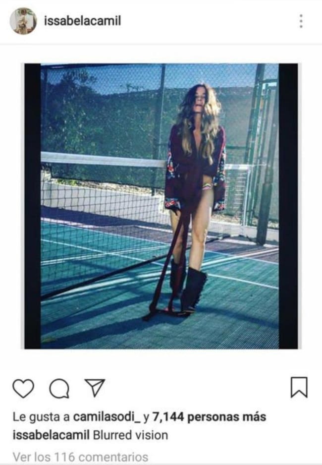 Las sensuales fotos de Issabela Camil