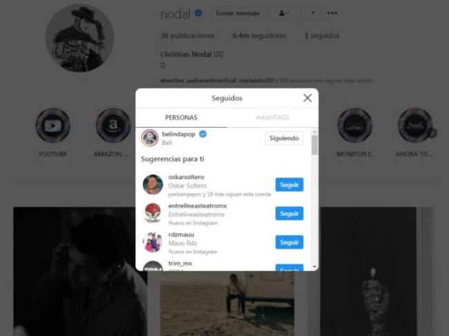 Nodal dejó de seguir hasta a su mamá de acuerdo con lo dicho por algunos seguidores