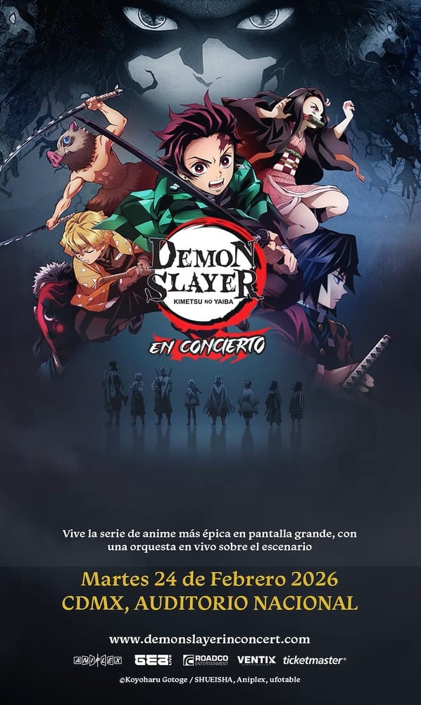 Damon Slayer Kimetsu no Yaiba en concierto sinfónico