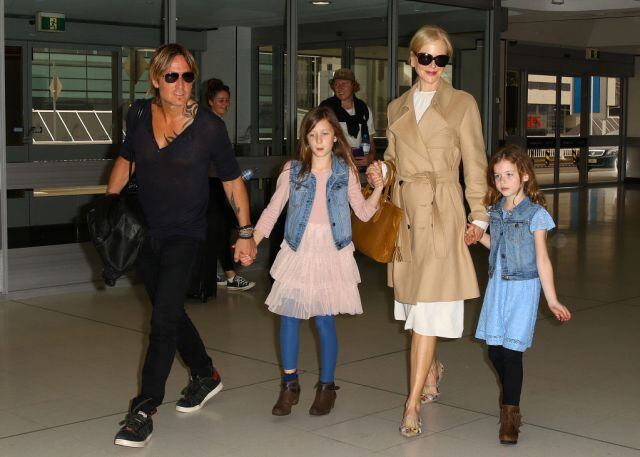 Nicole Kidman nunca había presentado a sus hijas a los medios
