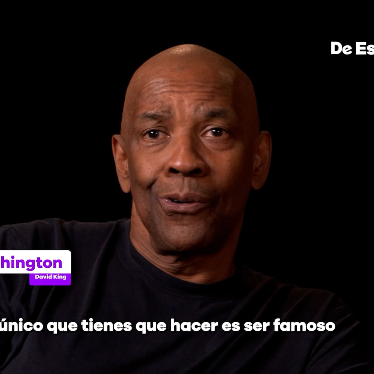 Denzel Washington habla de la sociedad actual, "antes tenías que ser bueno en algo, ahora solo tienes que ser famoso o ser un loco que llame la atención