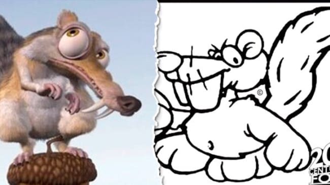 Scrat de La Era de Hielo VS Sqrat de Supersonic