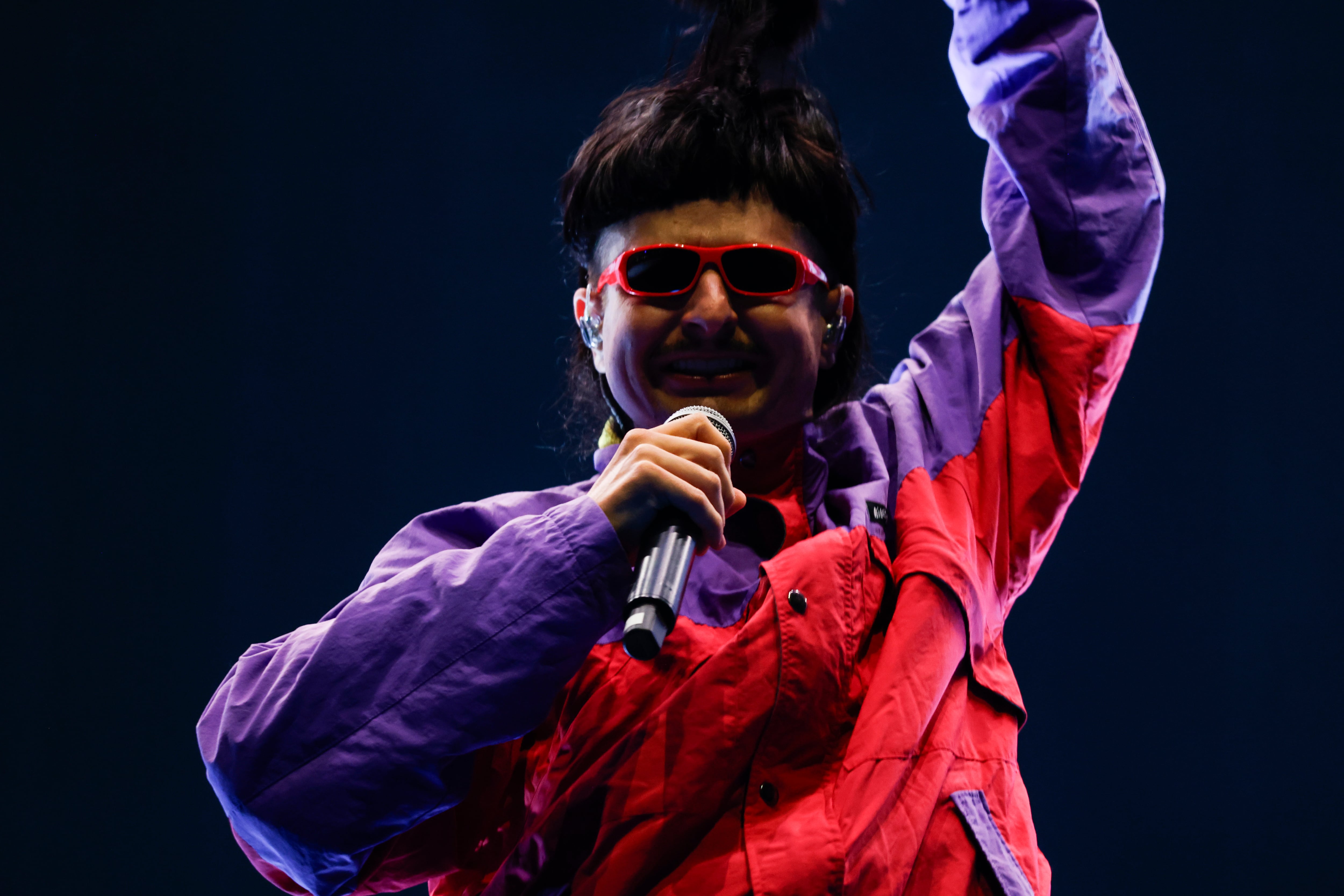 Oliver Tree, en el Festival de Coachella 2026.