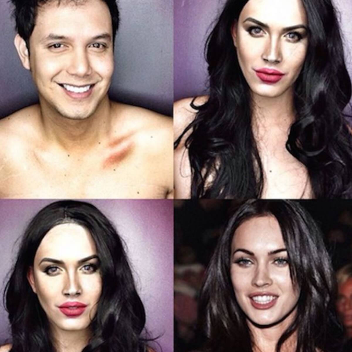 Joven logra convertirse en cualquier celebridad gracias al maquillaje