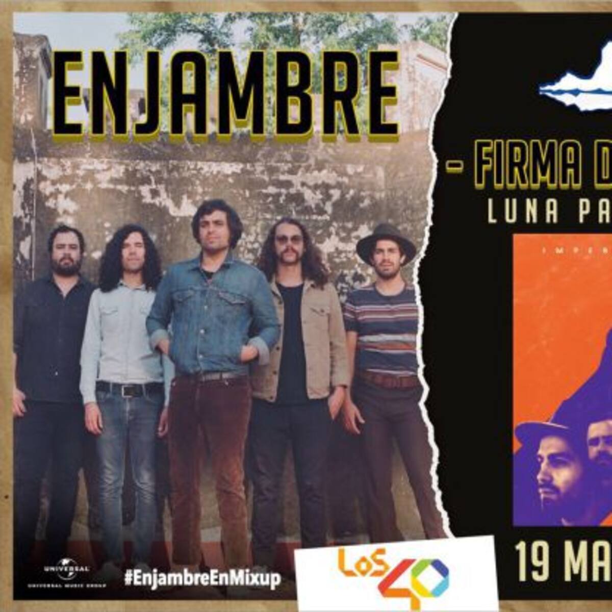 Enjambre prepara firma de autógrafos
