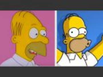 Así lucían Los Simpson hace 30 años