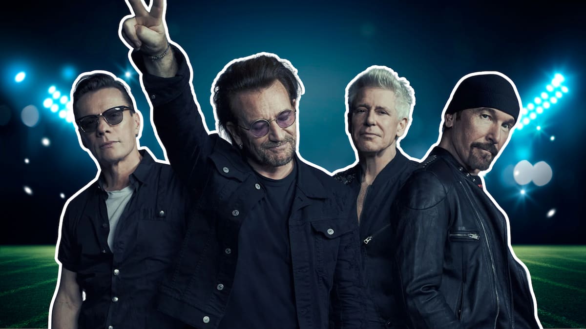 U2 dará un show de medio tiempo en el partido de Acción de Gracias