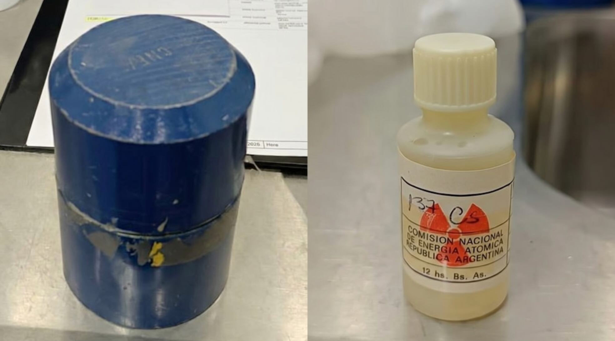 Desaparece cápsula de material radioactivo