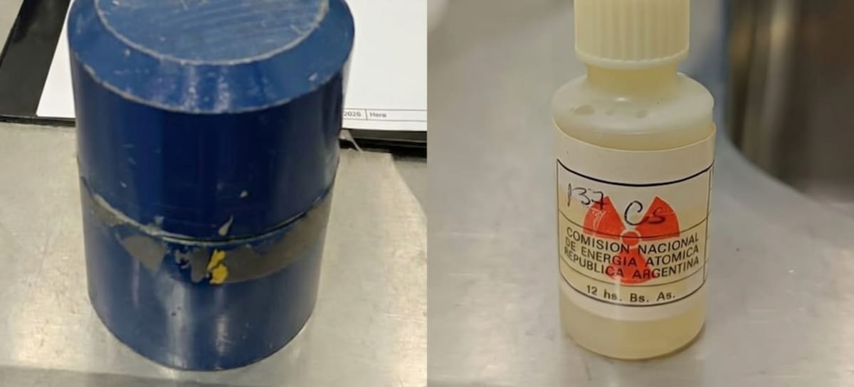 Desaparece cápsula de material radioactivo