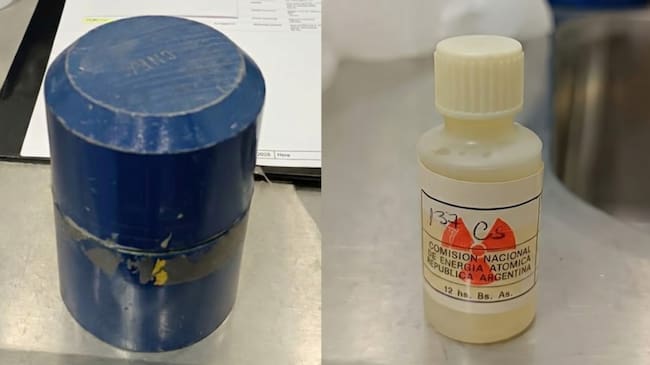 Desaparece cápsula de material radioactivo