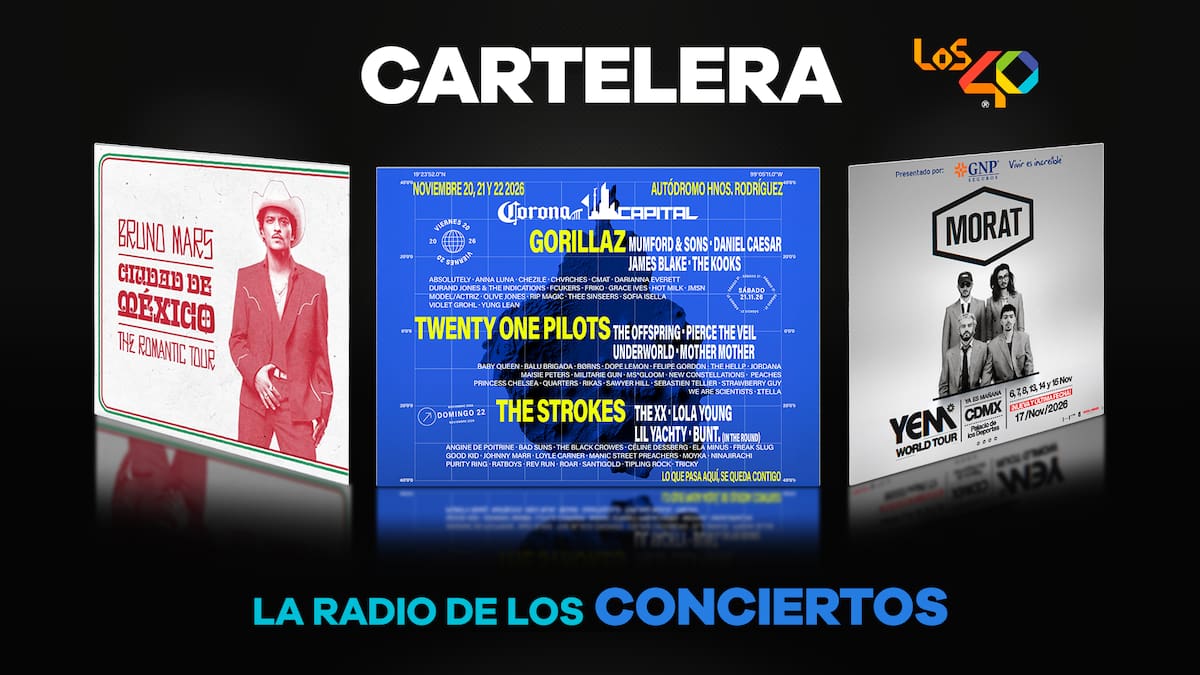 ¡Gana boletos para tus conciertos favoritos!
