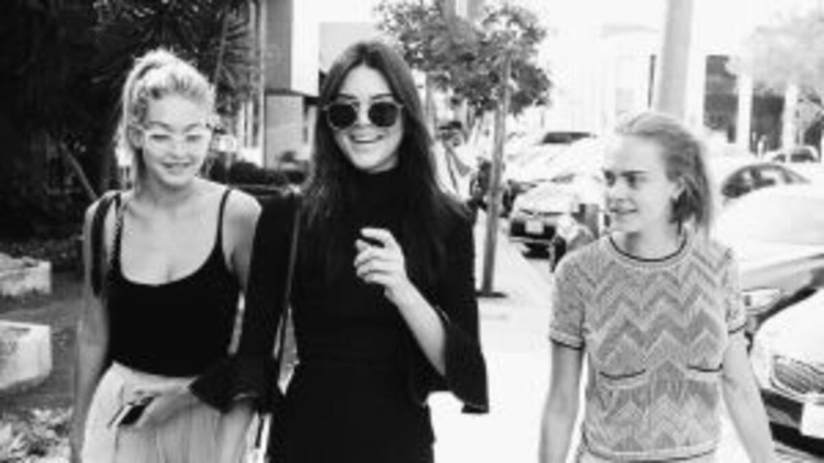 Kendall Jenner, Bella Hadid y Cara Delevinge se juntan y no es para modelar