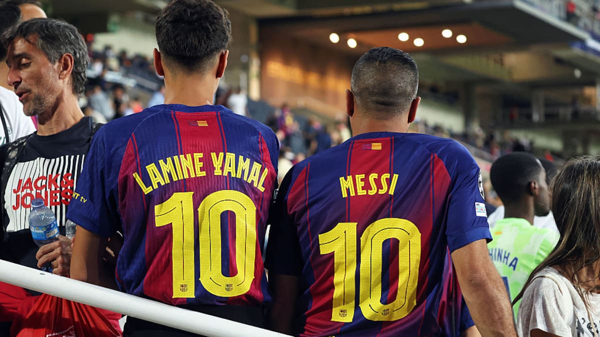 ¿Todo ya está escrito en el fútbol? Foto de Messi y Lamine Yamal de casi dos décadas, desata teoría viral de que todos los triunfos ya están pactados