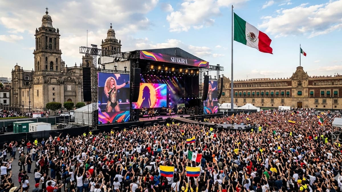 Shakira en el Zócalo: ¿es viable ver el concierto desde una terraza u hotel y cuánto te costaría?