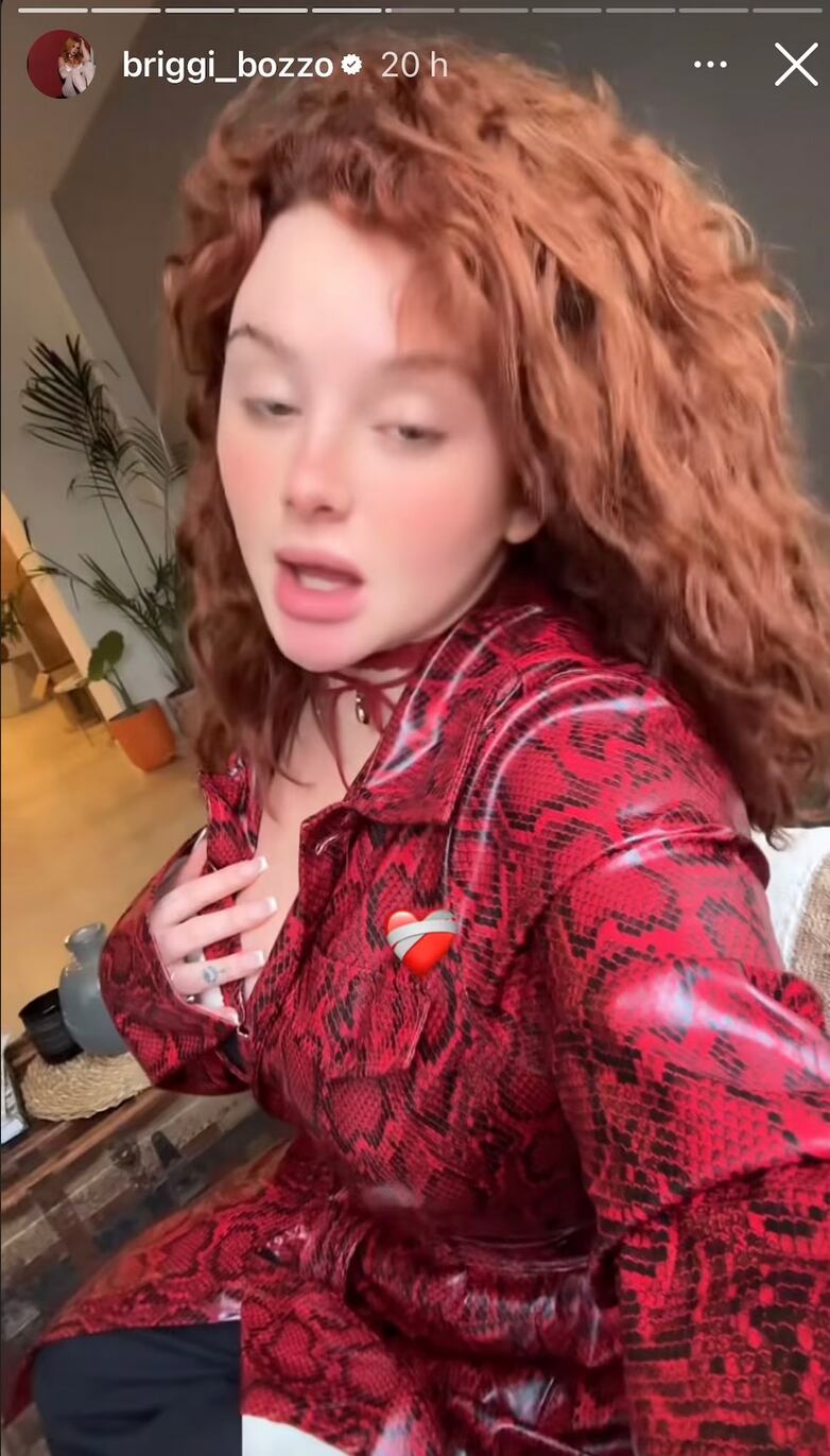 Briggitte Bozzo se cambió el color de su cabello