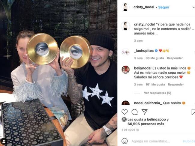 Las pruebas de que Belinda y Christian Nodal tal vez ya se casaron