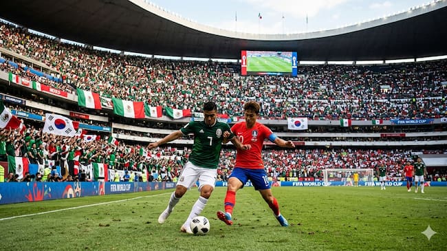 Detalles del partido entre México y Corea del Sur