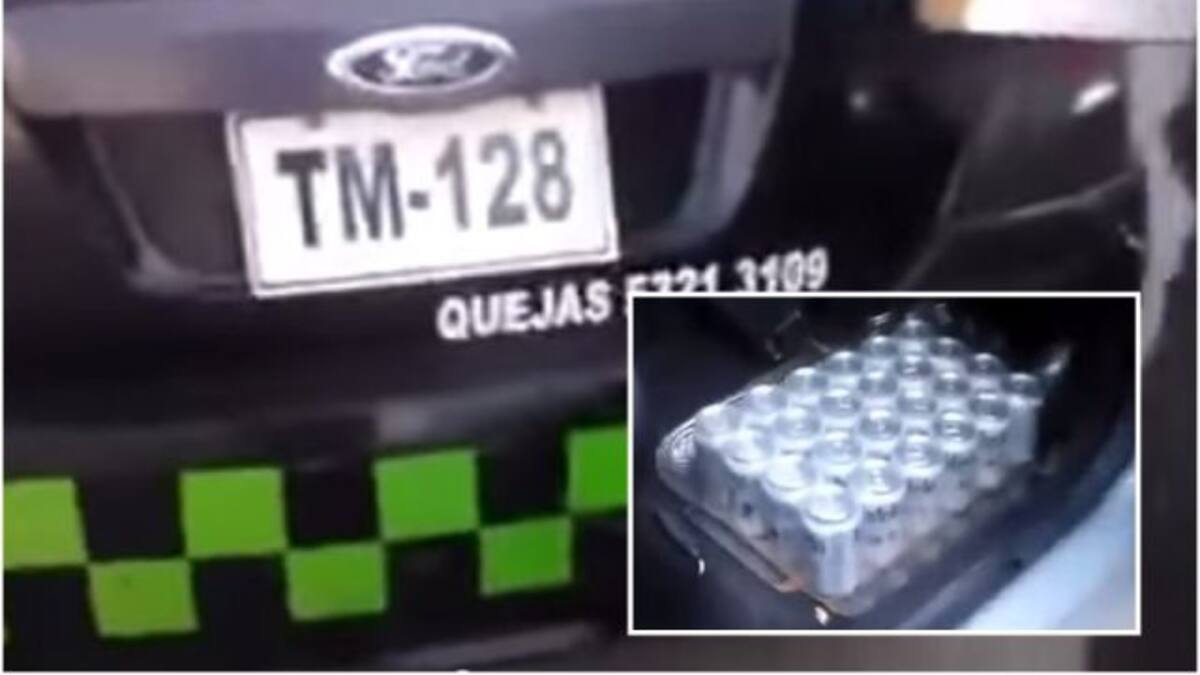 ¡Cachan a policía con cervezas en patrulla!