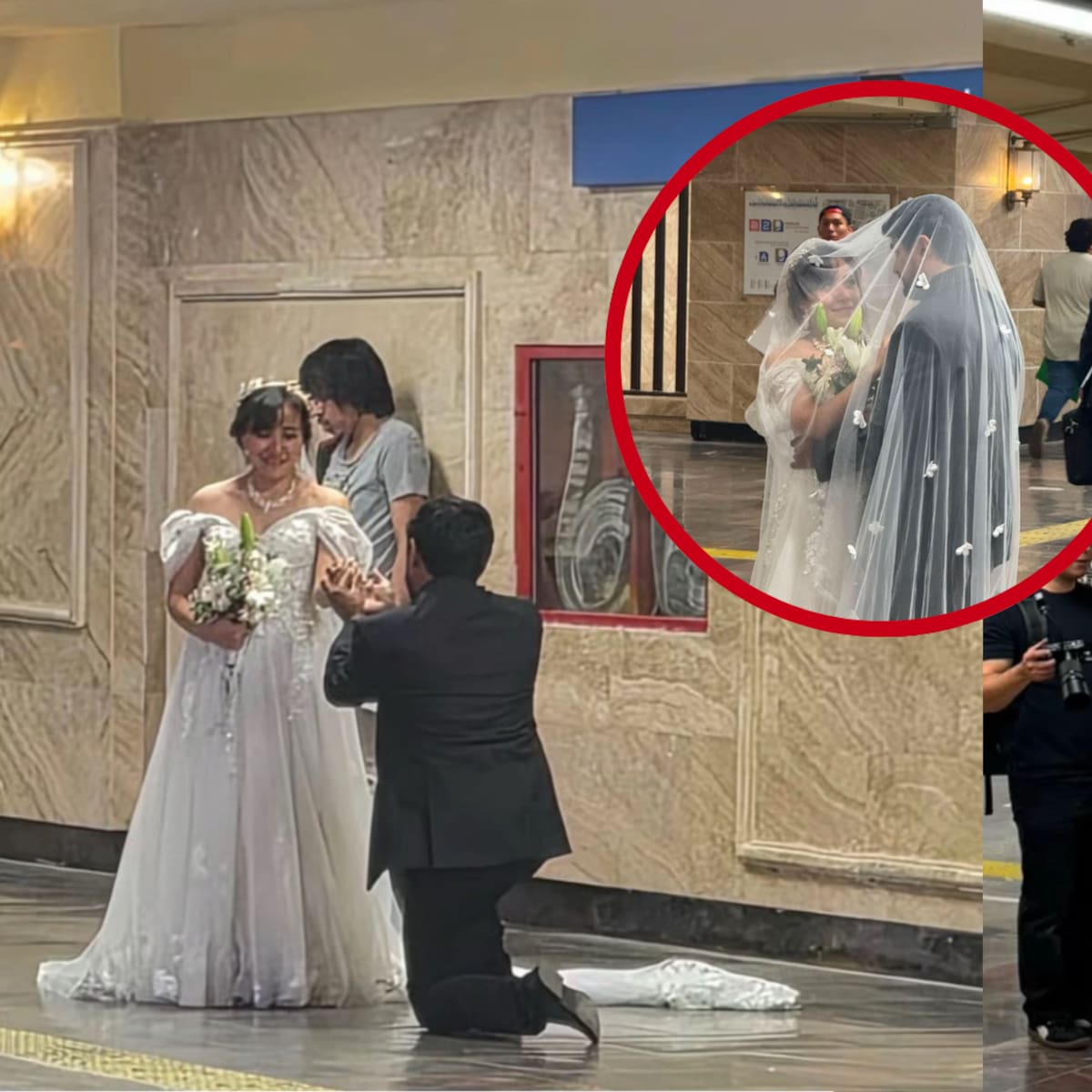 ¿Se casaron en el Metro de la CDMX? Esta es la historia detrás de la boda viral