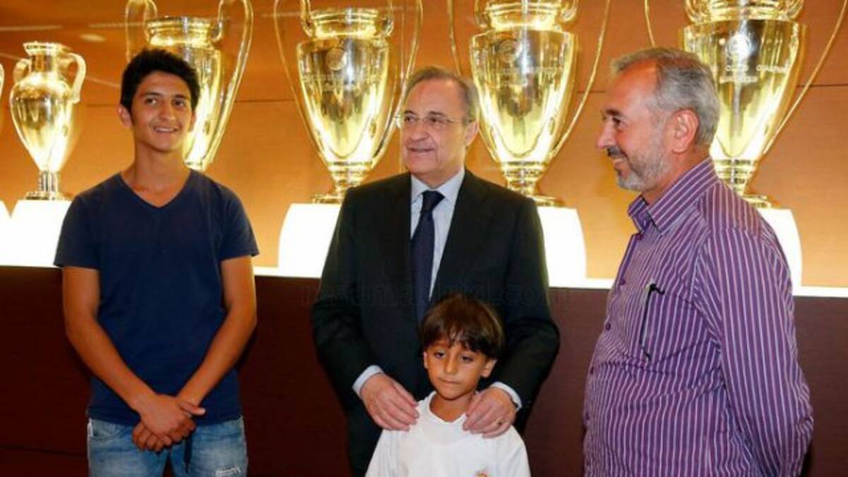 Niño refugiado sirio cumple su sueño con el Real Madrid