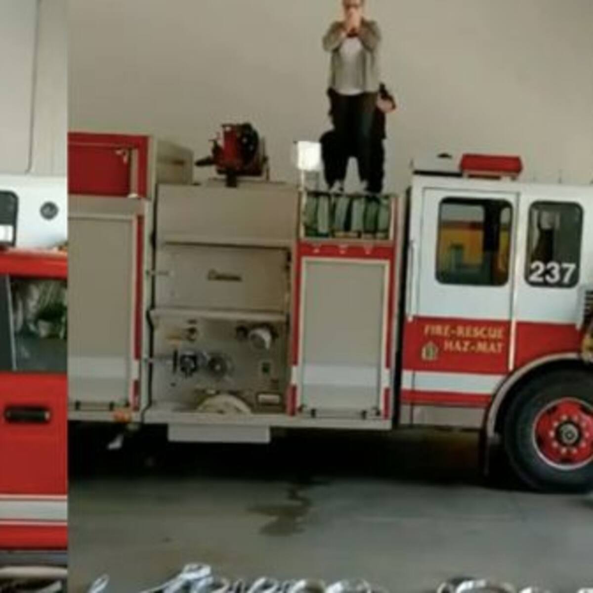 La propuesta de matrimonio más creativa de un bombero