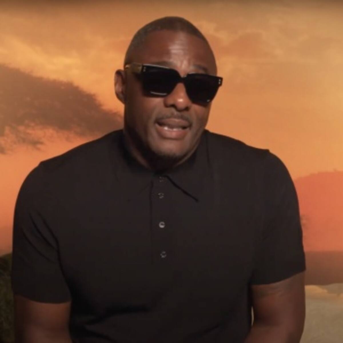 Idris Elba en un rodaje nada glamouroso