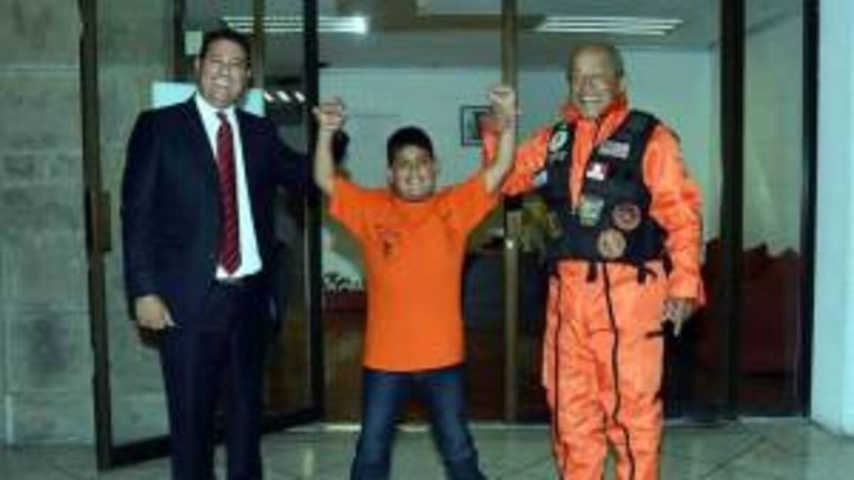 Niño de 11 años ya es un héroe.