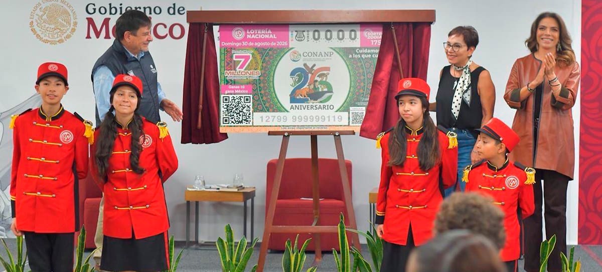 MX- El billete conmemorativo del Sorteo Zodiaco No. 1759 con motivo del 26 Aniversario de la Comisión Nacional de Áreas Naturales Protegidas (Conanp).