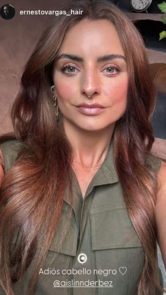 Aislinn Derbez cambio de look