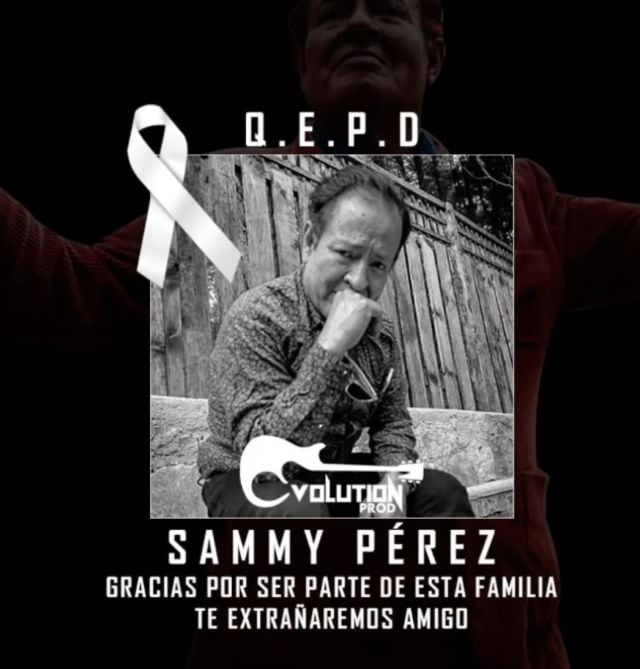 Informan la muerte de Sammy Pérez