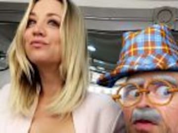 Kaley Cuoco se destapa para Snapchat