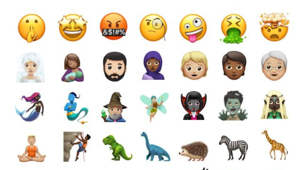 Llega iOS 11.1 con más de 50 emojis nuevos