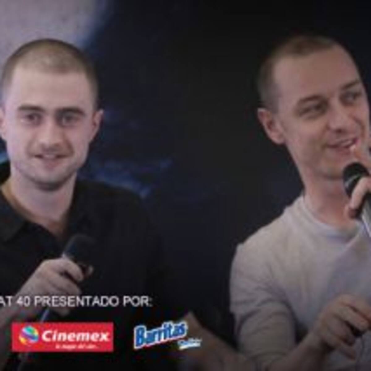 Revive el #VideoChat40 con Daniel Radcliffe y James McAvoy
