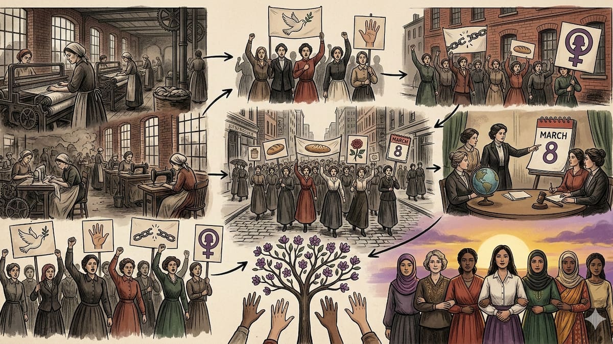 8 de marzo: el origen del Día Internacional de la Mujer y por qué se convirtió en el mayor símbolo de lucha feminista
