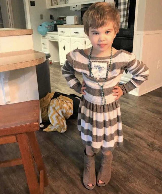 Desde muy pequeña se intentaba vestir como su mamá