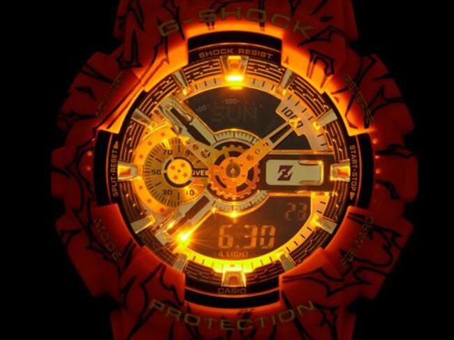 Casio G-Shock Dragon Ball Z luz led