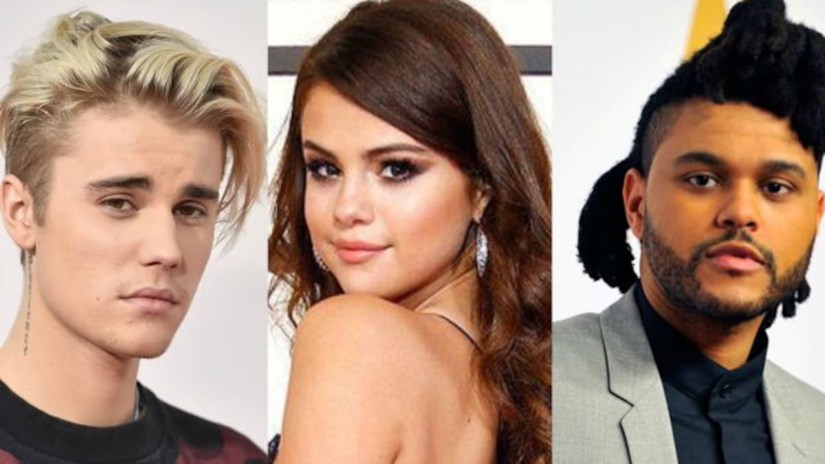 Selena Gomez sale con Justin Bieber y termina con The Weeknd