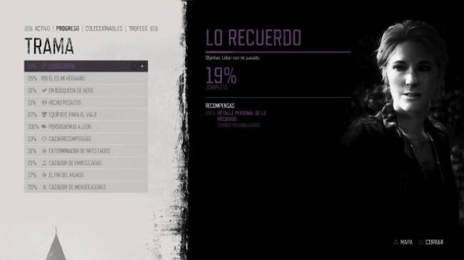 Puedes avanzar en distintas líneas del argumento