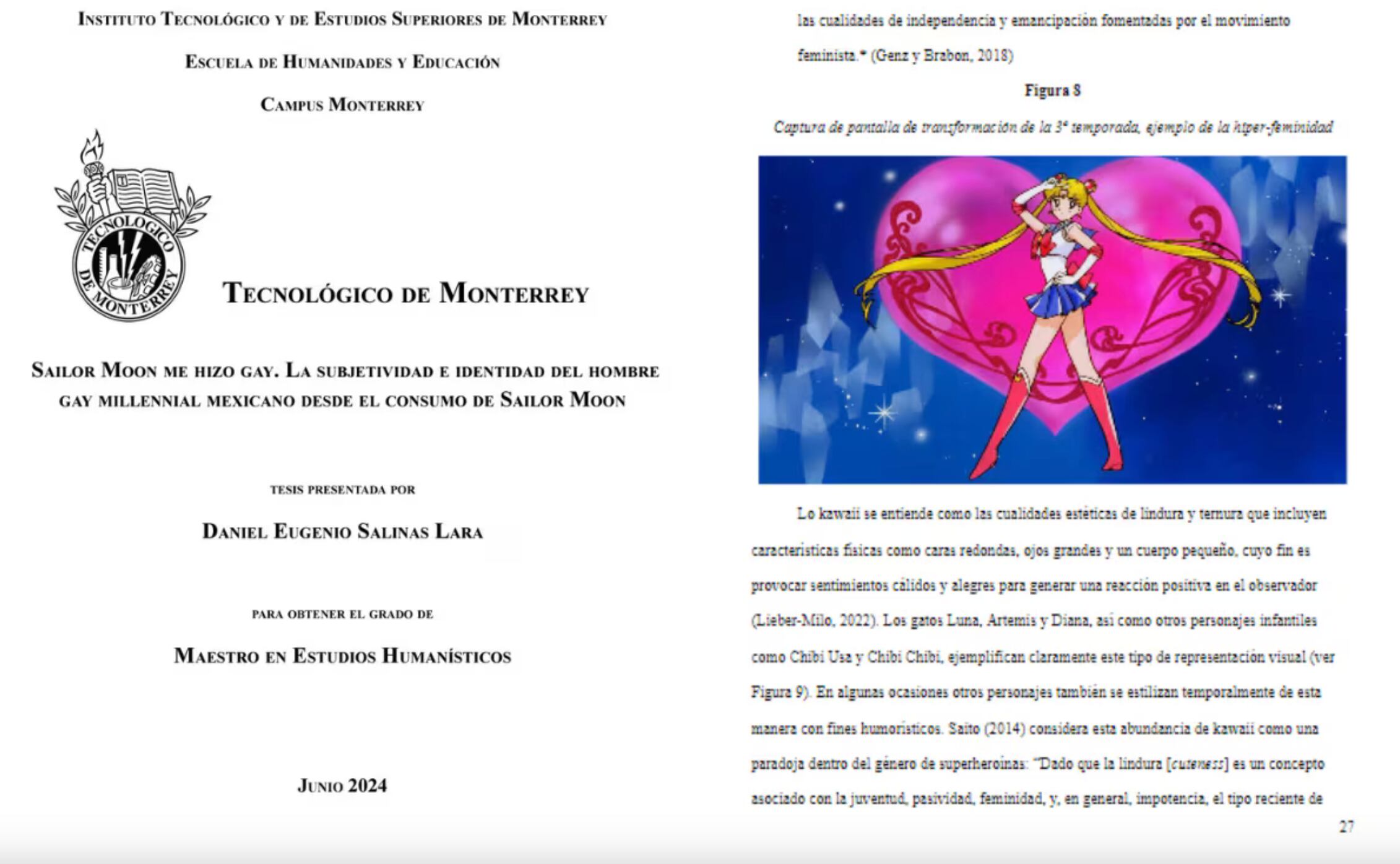 Crean tesis de Sailor Moon y genera polémica