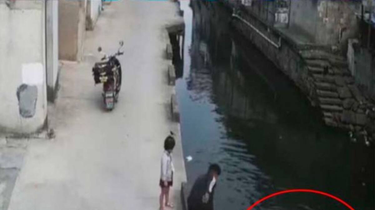 Iba a dejar el pedido y terminó salvando la vida de una pequeña