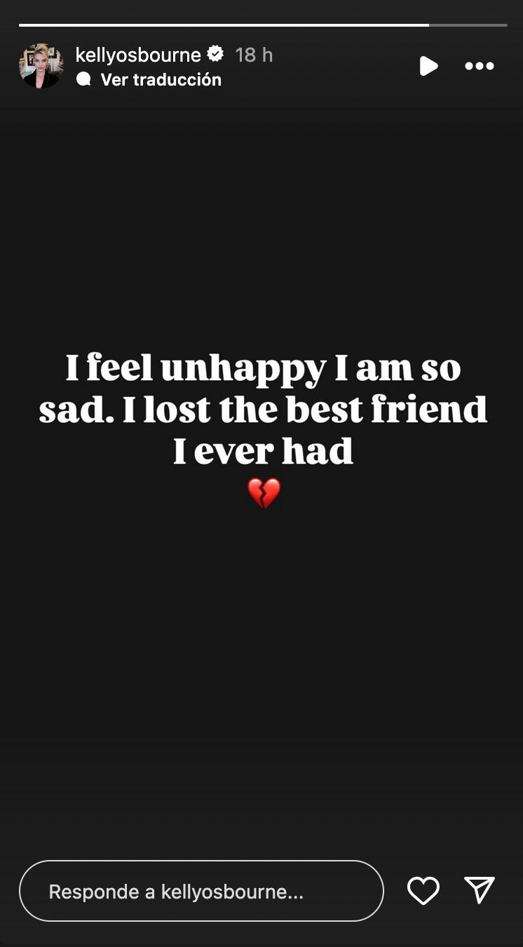 Mensaje Kelly Osbourne