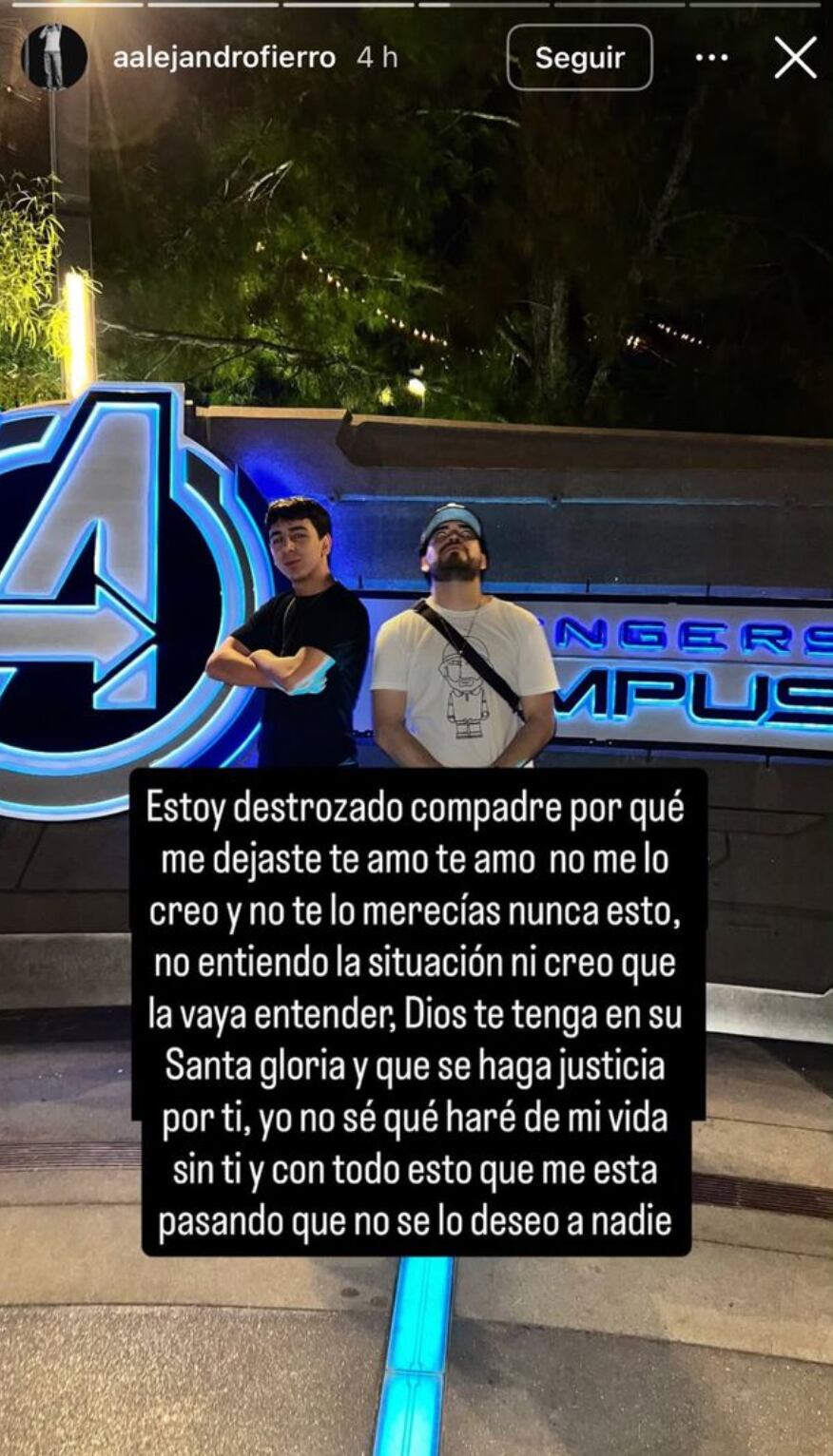 Alejandro Fierro habla sobre la muerte de César Gastéllum