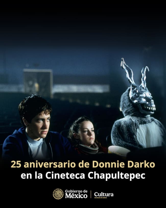 Donnie Darko se reestrena en La Cineteca Nacional por su 25 aniversario.