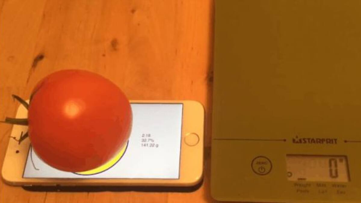 La tecnología 3D Touch hace que puedas pesar algunas frutas