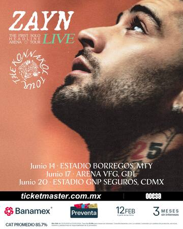 Paquetes VIP para el concierto de Zayn: ¿qué incluye cada uno ...