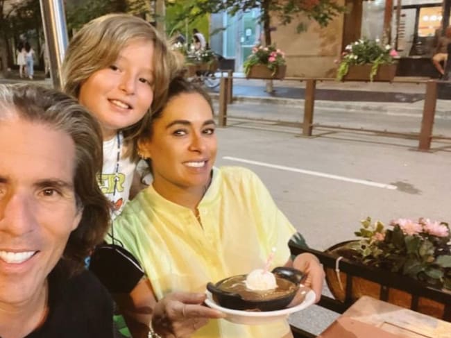 Hijo de Galilea Montijo celebra con ella su cumpleaños en el programa Hoy