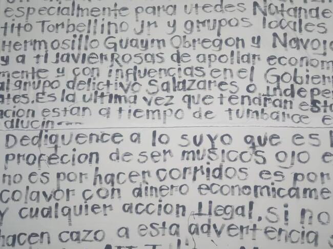 Amenaza a Natanael Cano