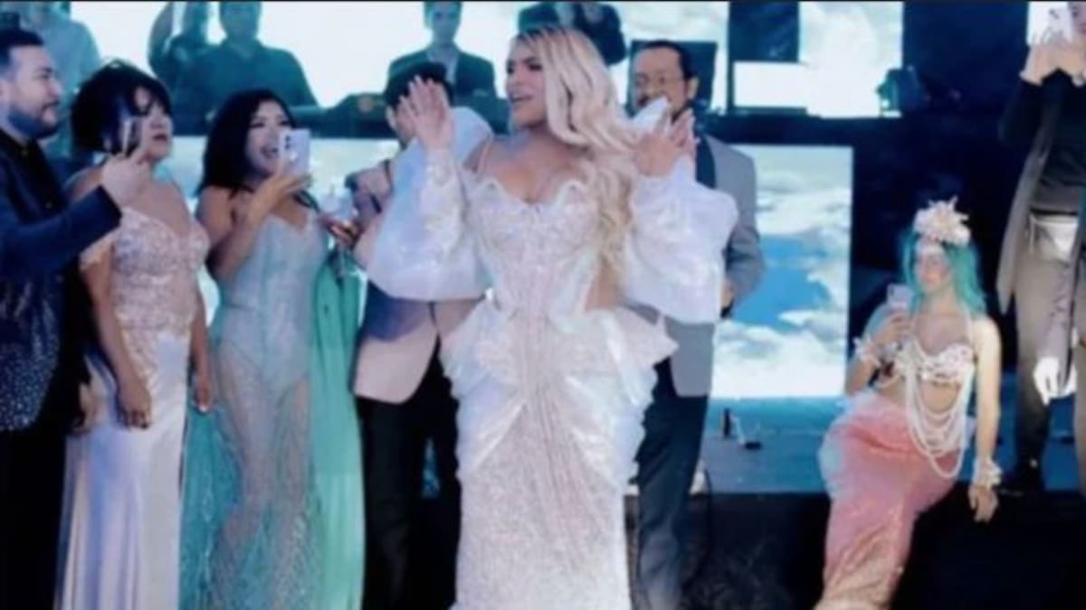 ¡Con fuegos artificiales y sirenas! Así fue la fiesta de Wendy Guevara