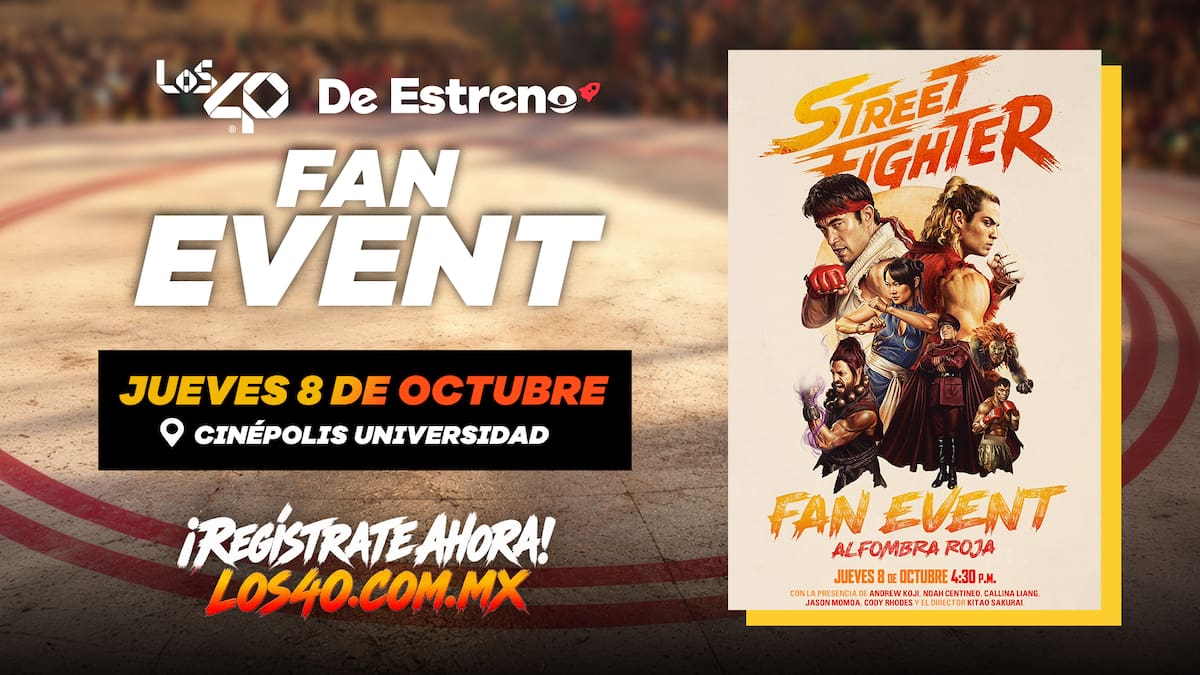 Andrew Koji, Noah Centineo y Jason Momoa llegan a México: LOS40 y De Estreno te llevan al Fan Event de Street Fighter